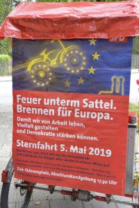Radlsternfahrt zur Europawahl 2019