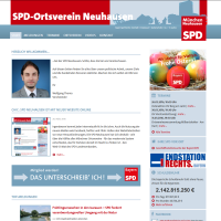 Screenshot der Website